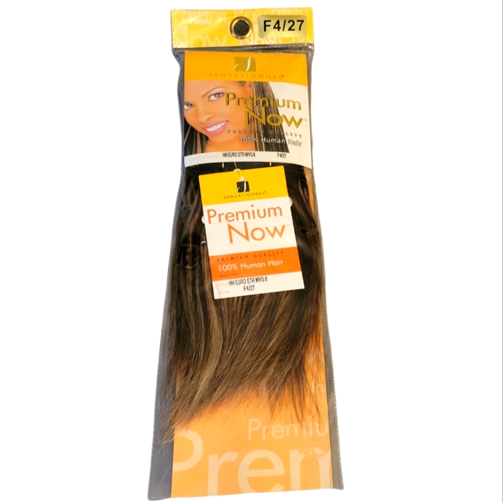 Sensationnel Premium Now 100% Human Hair Weave HH EURO STR WVG 8"